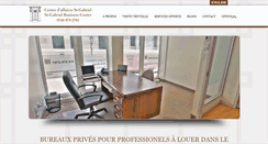 Desktop Screenshot of businesscentermontreal.com